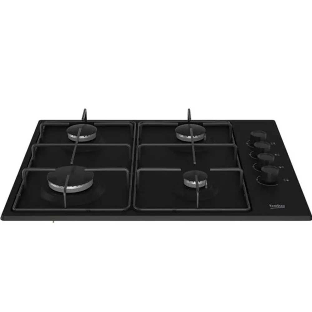 Plaque de cuisson BEKO HIGG 64123 SBL 4 Feux Noir
