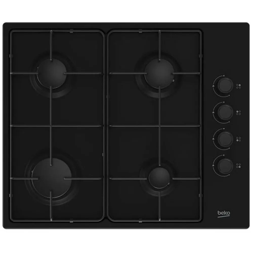 Plaque de cuisson BEKO HIGG 64123 SBL 4 Feux Noir