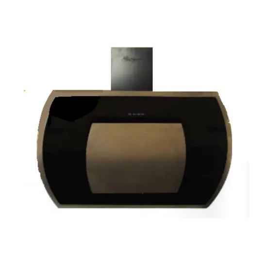 Hotte Aspirante Inclinée MONTBLANC HDI60BLX Inox Noir