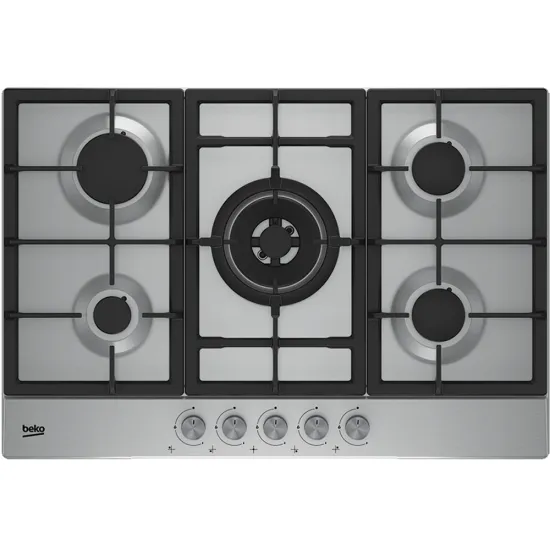 Plaque de cuisson BEKO HIAW 75225 SL 5 Feux 75 cm Inox