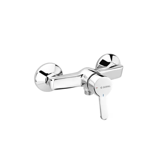 Mitigeur Douche Zembra Avec Flexible Et Douchette 06DVA04 SOPAL