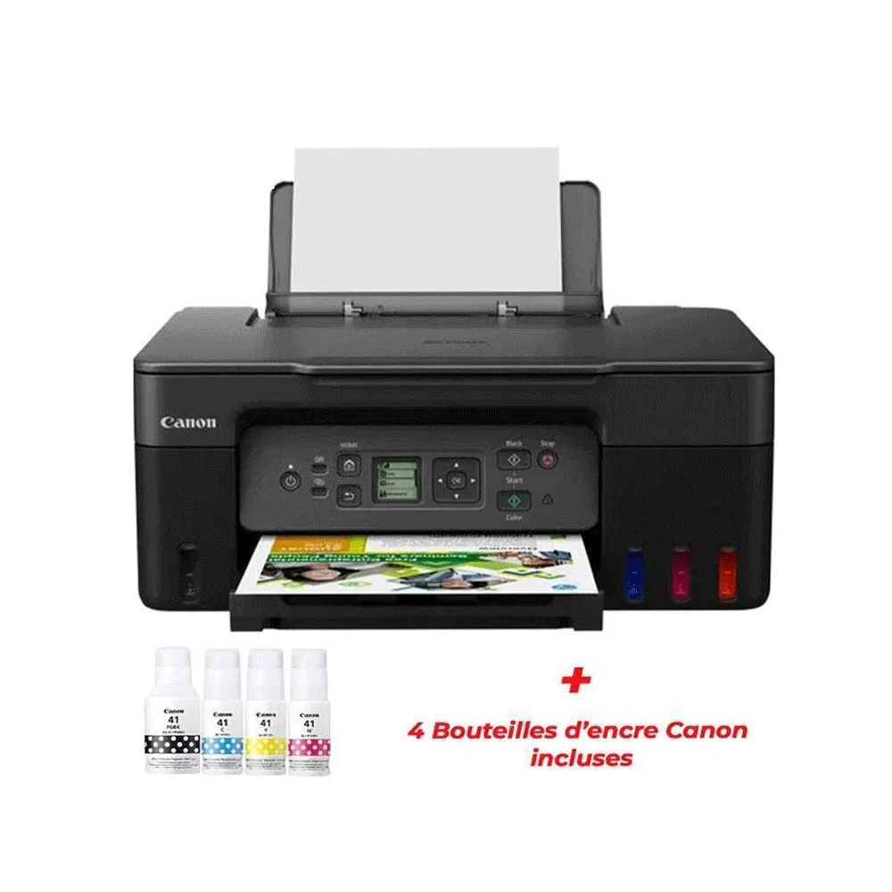 Imprimante CANON Jet d'encre Couleur PIXMA G-3470 3en1 Wifi Noir