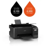 Imprimante EPSON Ecotank L3210 Jet d'encre 3en1 Couleur Noir
