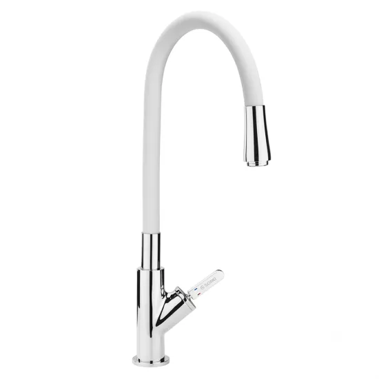Mitigeur évier bec blanc NABEUL 06DDA10 SOPAL