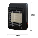 Radiateur à Gaz Naturel Flamme Bleu COALA
