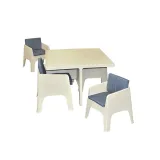 Salon Gammarth 4 Fauteuils + 4 Coussins +Table