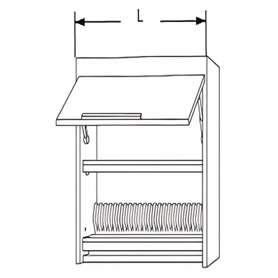 EGOUTTOIR ENCASTRABLE 60 INOX