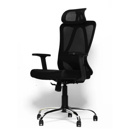 Chaise Directeur Oslo Avec Base Chromé