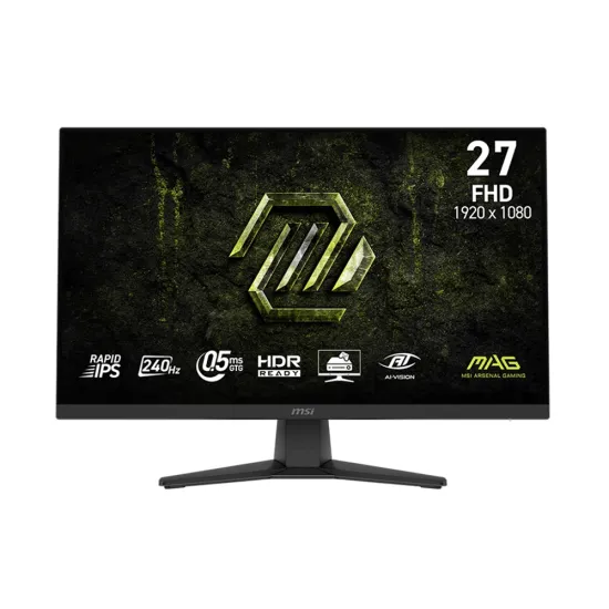 Ecran Gaming MSI MAG 272F X24 27" Full HD Fast IPS 240Hz 0,5ms Noir