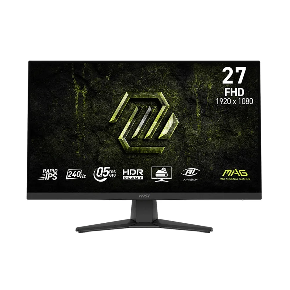 Ecran Gaming MSI MAG 272F X24 27" Full HD Fast IPS 240Hz 0,5ms Noir