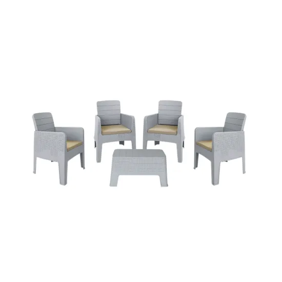 SALON TERASSE 4 PLACES +TABLE MONACO
