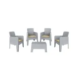 SALON TERASSE 4 PLACES +TABLE MONACO