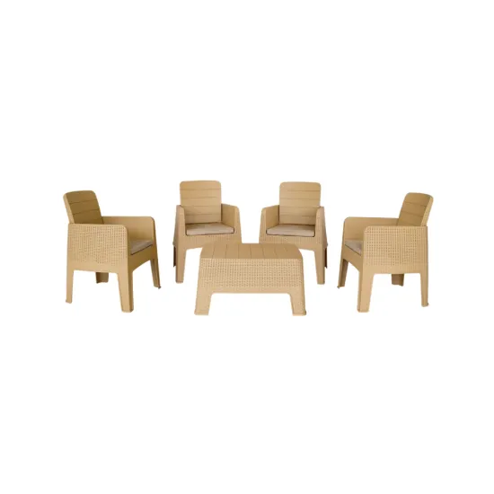 SALON TERASSE 4 PLACES +TABLE MONACO