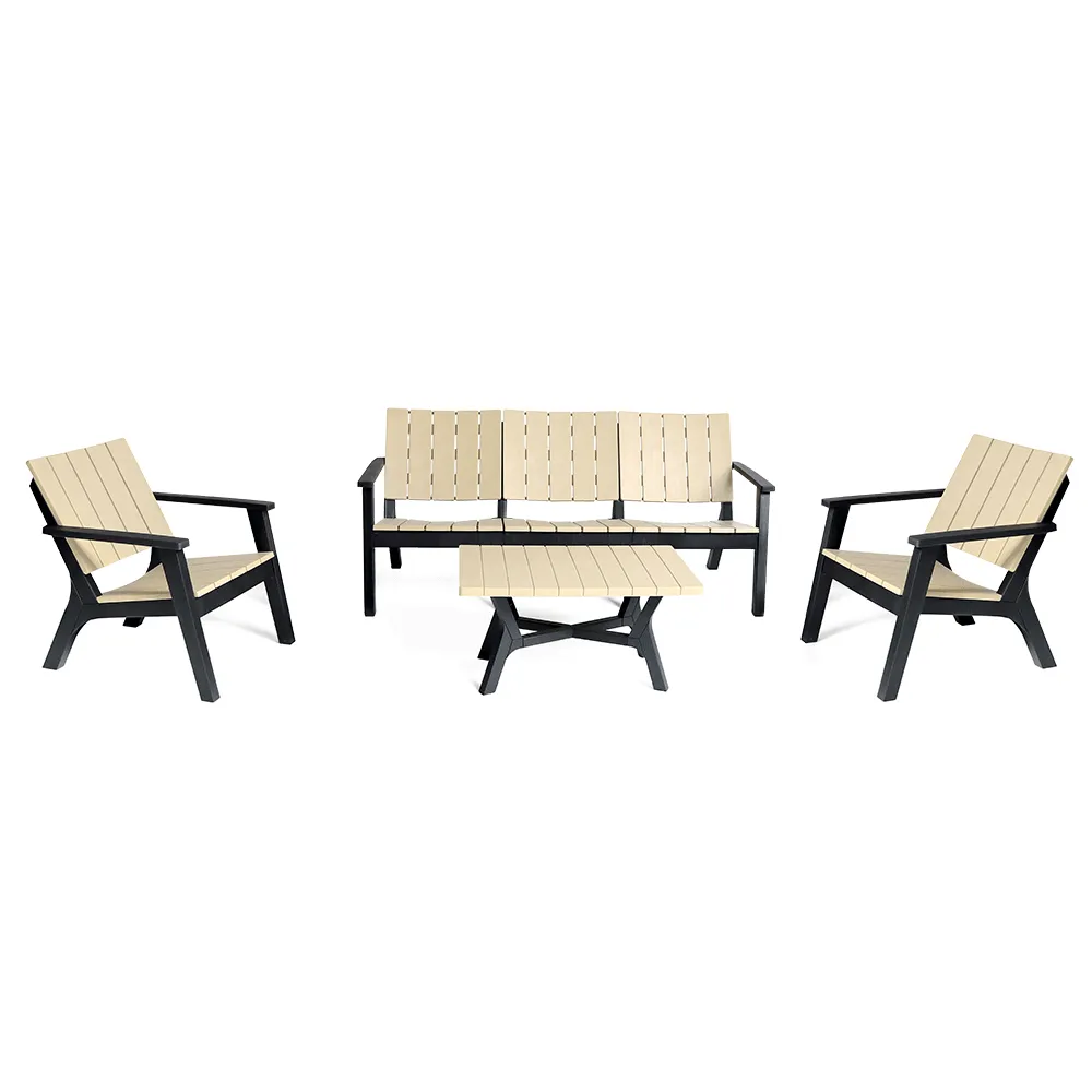 Salon central park 5 places + table basse