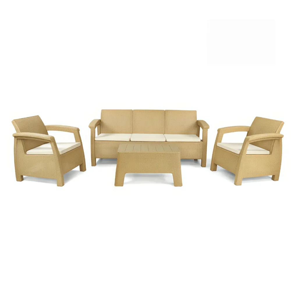 Salon Amilcar 5 places + Table Base