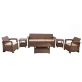 Salon SYPHAX 4 places + Table Base + 2 Tables Coin