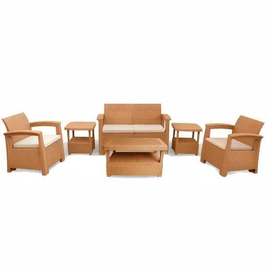 Salon SYPHAX 4 places + Table Base + 2 Tables Coin