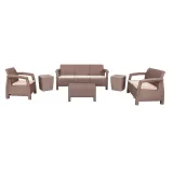 Salon Carthage 7 places + Table Base