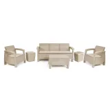 Salon Carthage 7 places + Table Base