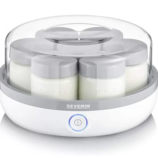 Yaourtière SEVERIN 13W 7 Pots JG3518 Gris