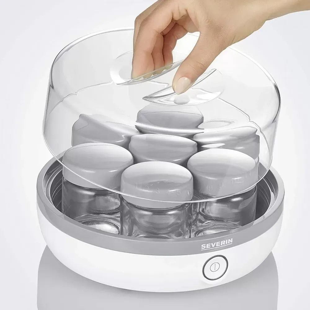 Yaourtière SEVERIN 13W 7 Pots JG3518 Gris