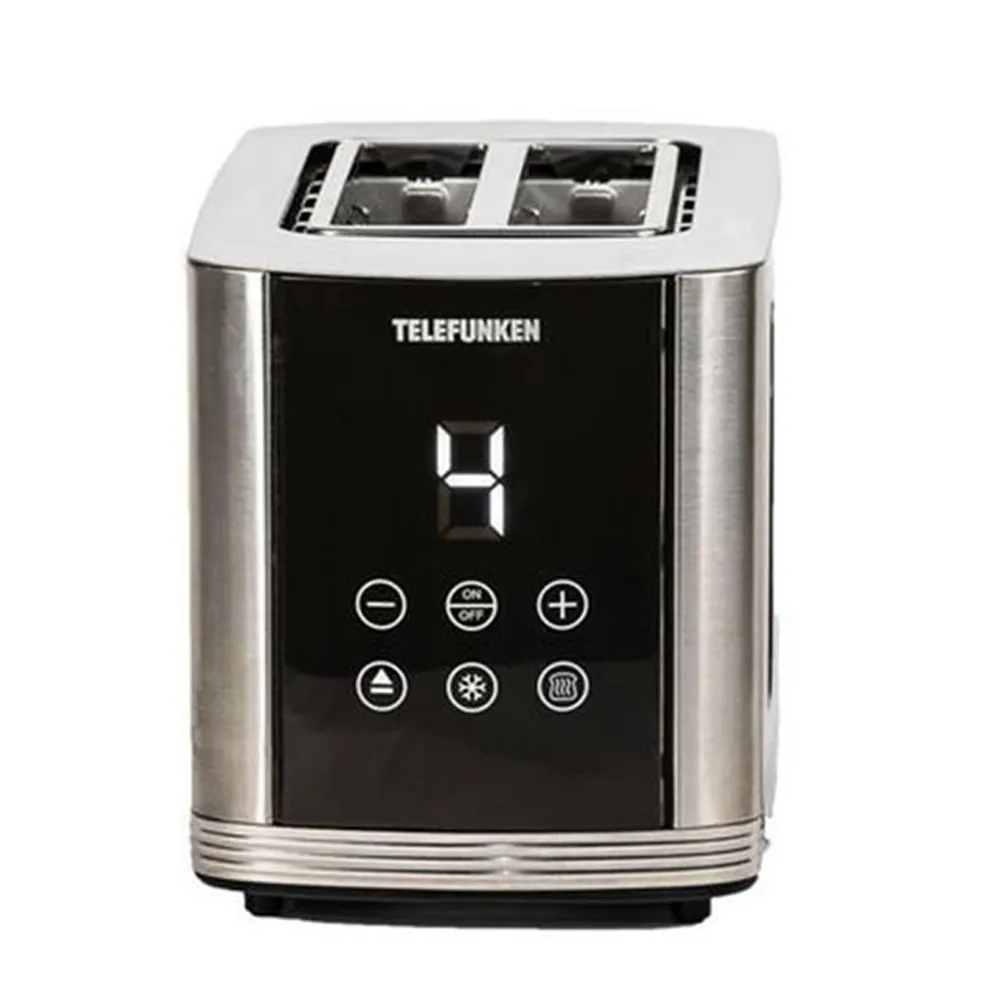 Grille Pain Digital TELEFUNKEN TFK-GPD1 800 watts Noir