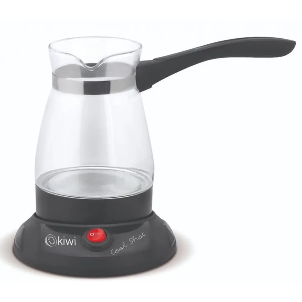 Cafetière Eléctrique Turc en verre KIWI 800W KCM-7514 Noir