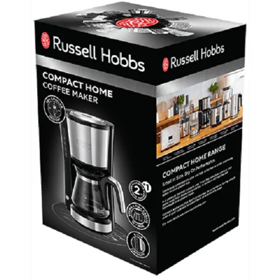 Cafetière Compact Home RUSSELL HOBBS 650 watts 24210-56 Inox