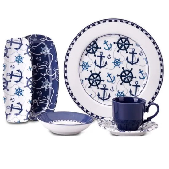 Service petit-déjeuner Porcelaine 26 piéces