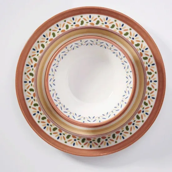 Service À Table De 24 Pièces KORKMAZ Iona A8344 Marron
