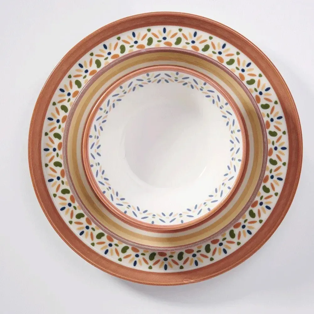 Service À Table De 24 Pièces KORKMAZ Iona A8344 Marron