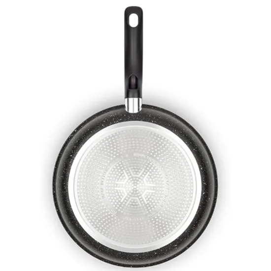 Poêle TVS Mineral 24 cm + Thermospot TVAL33130 Noir