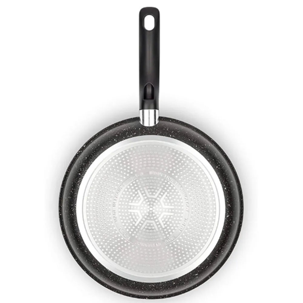 Poêle TVS Mineral 24 cm + Thermospot TVAL33130 Noir