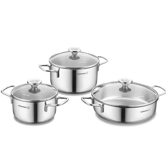 Batterie de cuisine KORKMAZ A1092 Alia 6 pièces