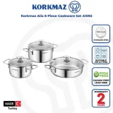 Batterie de cuisine KORKMAZ A1092 Alia 6 pièces