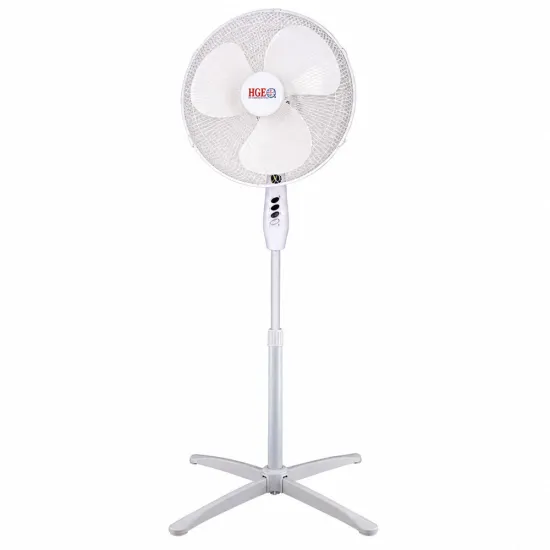 Ventilateur Sur Pied + Télécommande Blanc