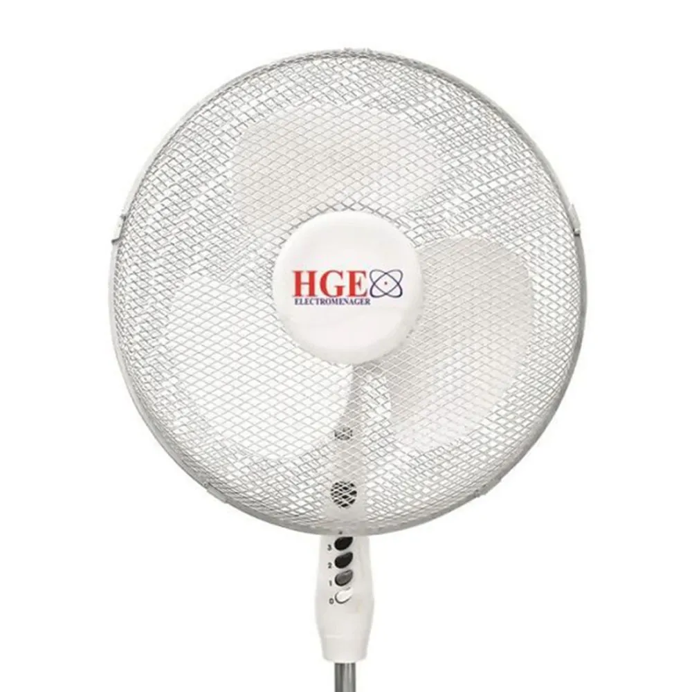 Ventilateur Sur Pied + Télécommande Blanc