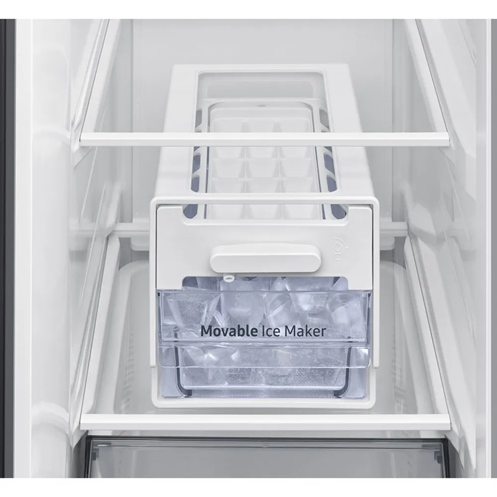 Réfrigérateur SAMSUNG Side By Side RS70F65Q1TMA Inverter 651L NoFrost Silver