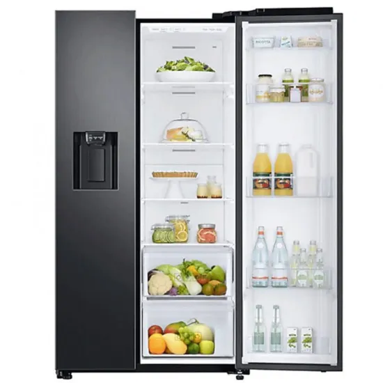 Réfrigérateur SAMSUNG Side By Side 617 Litres Gris Charbon