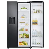 Réfrigérateur SAMSUNG Side By Side 617 Litres Gris Charbon