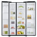 Réfrigérateur SAMSUNG Side By Side 617 Litres Gris Charbon