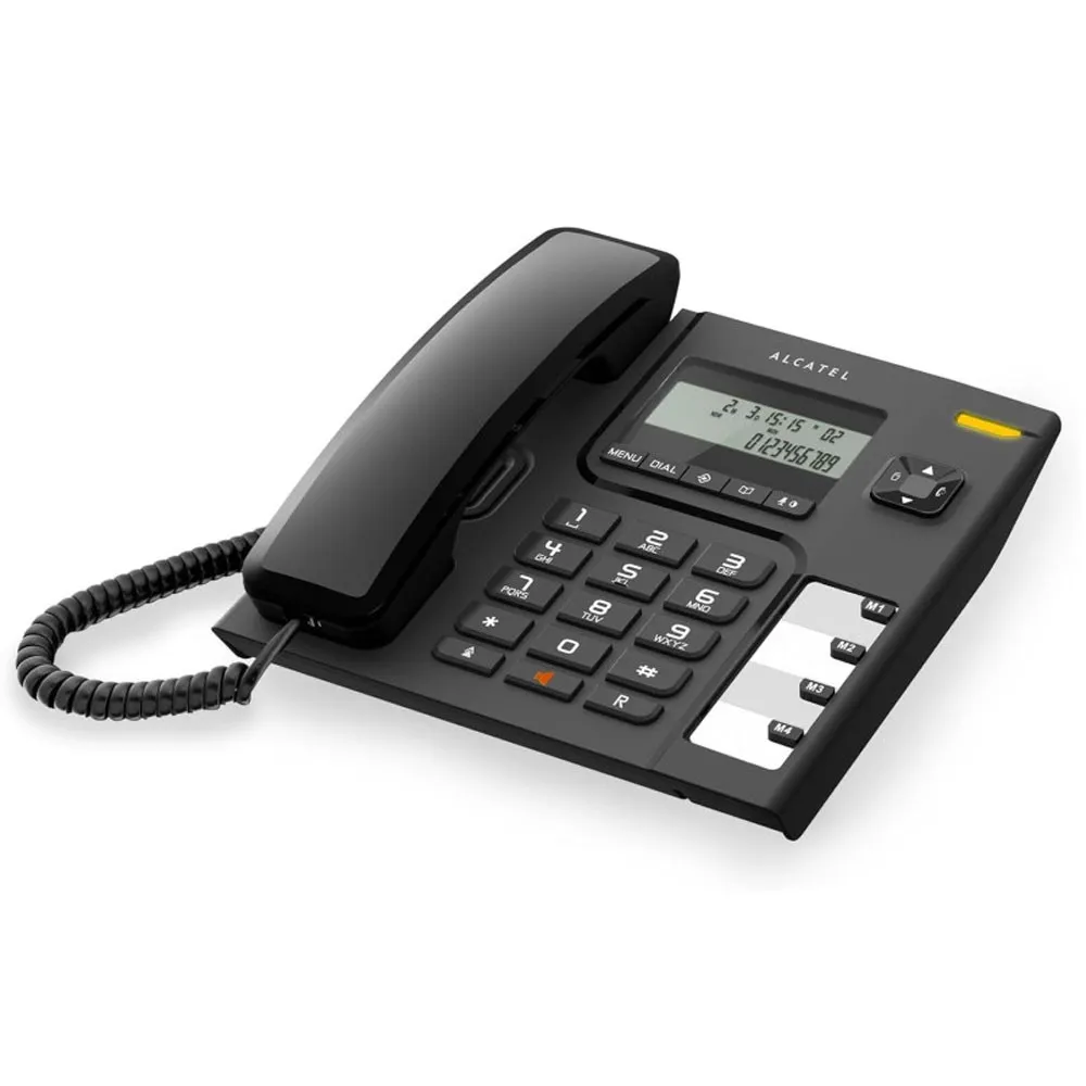 Téléphone filaire T56 avec afficheur Noir