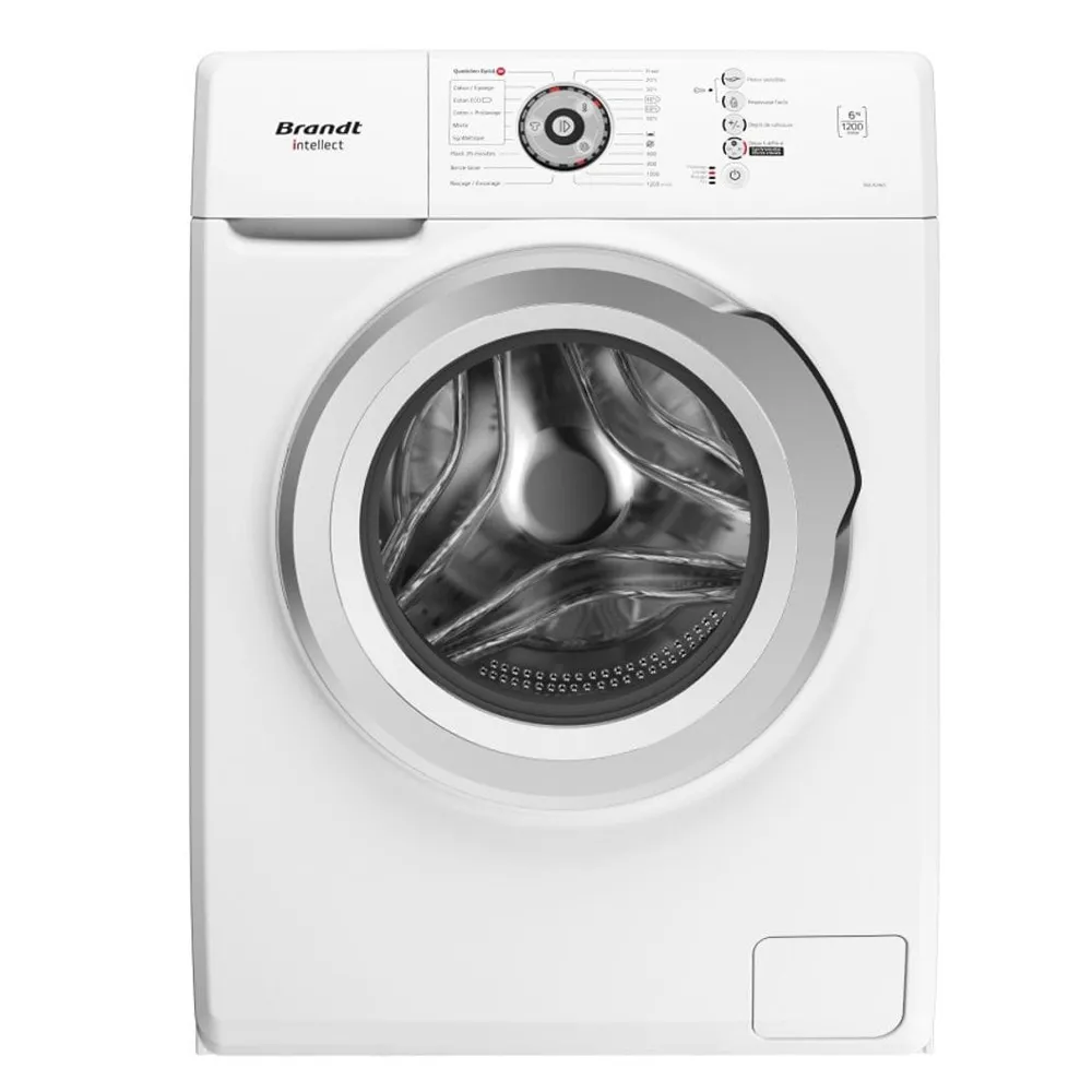 Machine à Laver Automatique BRANDT 6KG BAL62WS Blanc