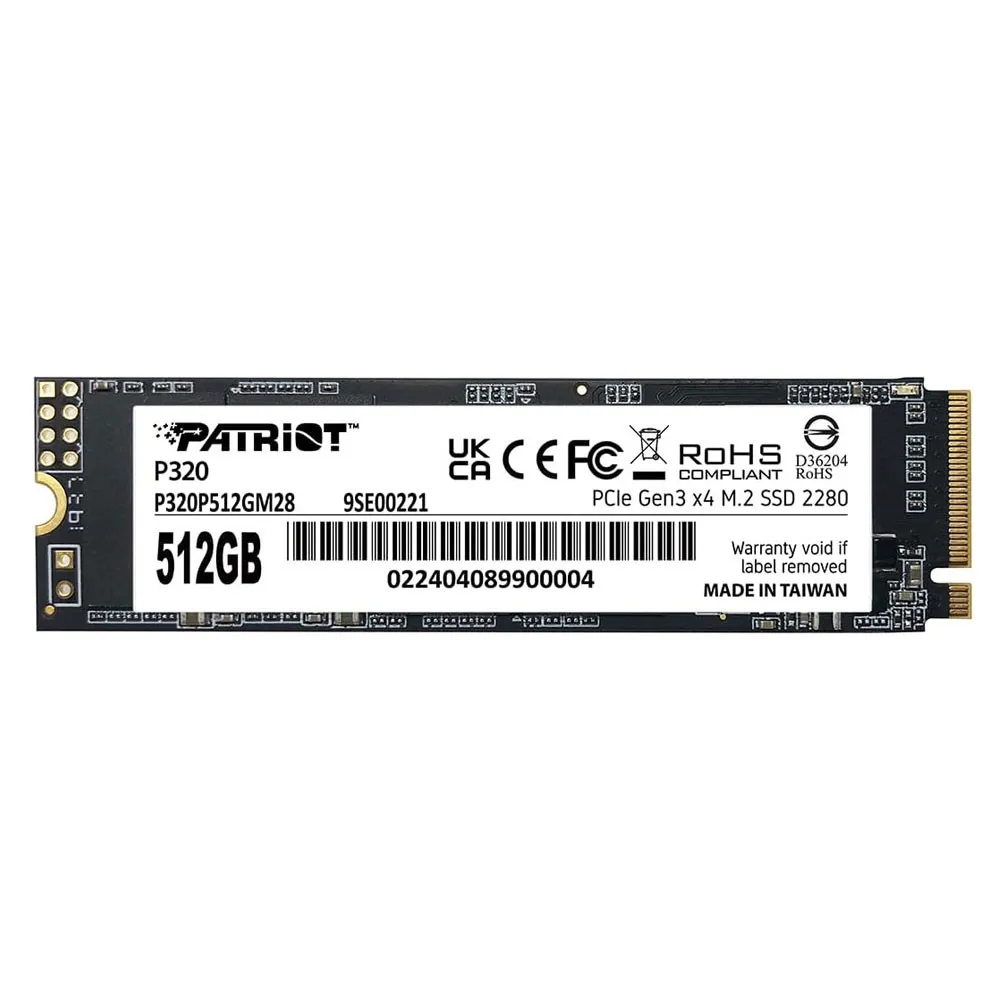 Disque dur interne SSD M.2 2280 PATRIOT P300 512GO