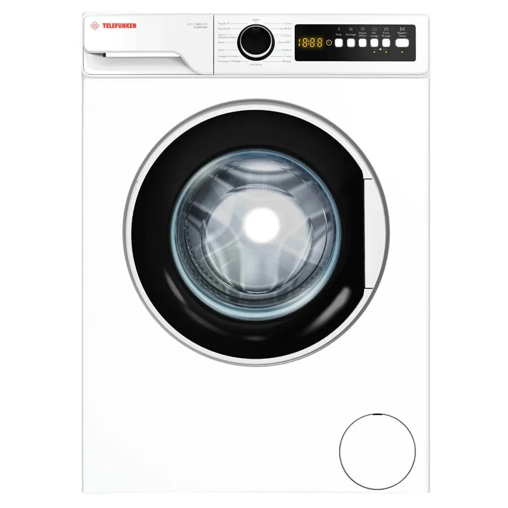 Machine à Laver Automatique TELEFUNKEN 8KG TL0812T2W Blanc