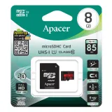 Carte mémoire APACER micro SD+adaptateur 8Go Class10