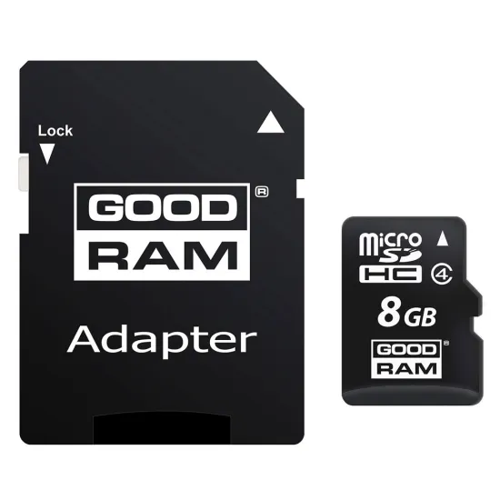 Carte mémoire GOODRAM micro SD+adaptateur