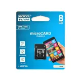 Carte mémoire GOODRAM micro SD+adaptateur