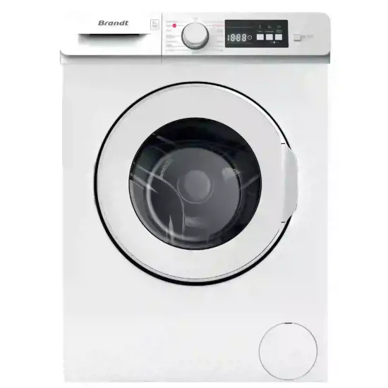 Machine à Laver Automatique BRANDT 8Kg BLF842W Blanc