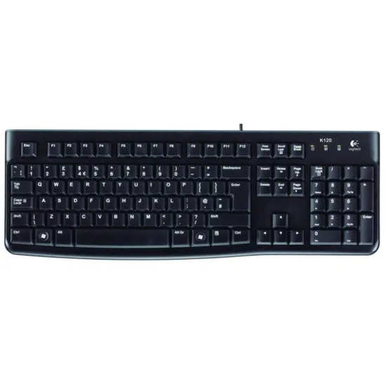 Clavier LOGITECH Filaire USB Noir